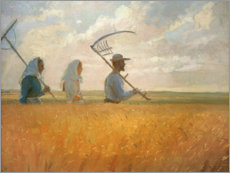 Poster  Tempo di raccolto - Anna Ancher
