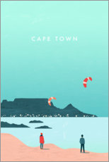 Poster  Cape Town - Illustrazione di Città del Capo - Katinka Reinke
