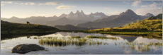 Stampa su PVC  Mattina sole in un lago di montagna nelle Alpi - Tobias Richter