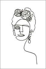 Stampa su PVC  Frida Kahlo - Julia Hariri
