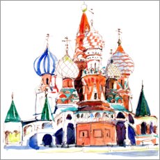 Poster Cattedrale di San Basilio, Mosca