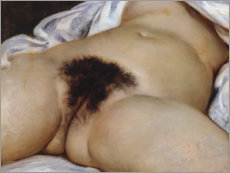 Poster  L'origine du monde (L'origine del mondo) - Gustave Courbet