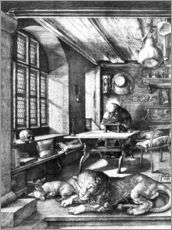 Adesivo murale  San Girolamo nella cella - Albrecht Dürer
