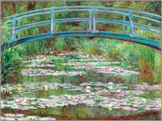 Adesivo murale  Japanese Footbridge, 1899 - Claude Monet