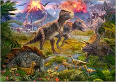 Adesivo murale  Dinosauri - Jan Patrik Krasny