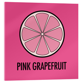 Stampa su vetro acrilico  Pink Grapefruit Juice - JASMIN!