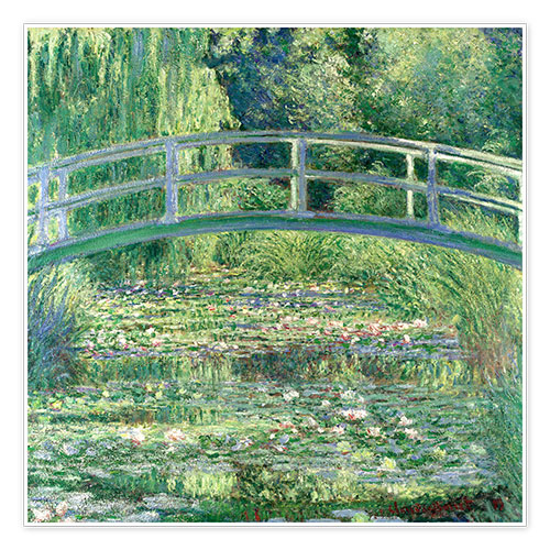 Poster Water Lilies and the Japanese Bridge