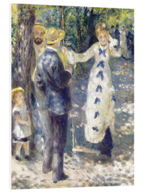 Stampa su PVC  L'altalena - Pierre-Auguste Renoir