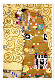 Poster  L'albero della vita (Il compimento) - Gustav Klimt