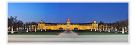 Poster  Panoramic view of palace Karlsruhe Germany - FineArt Panorama