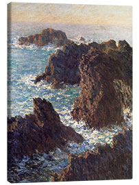 Stampa su tela  Scogli di Belle-Ile - Claude Monet