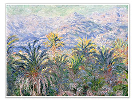 Poster  Giardino a Bordighera - Claude Monet