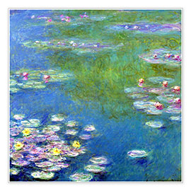 Poster  Ninfee - Claude Monet