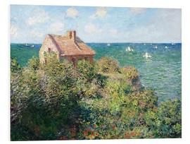 Stampa su PVC  Cottage del pescatore a Varengeville - Claude Monet
