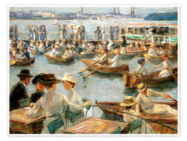 Poster  By the Alster River - Max Liebermann