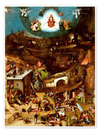 Poster  Trittico del Giudizio di Vienna - Il giudizio universale - Hieronymus Bosch