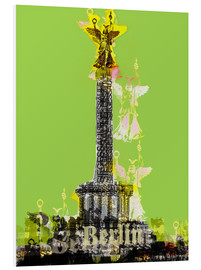 Stampa su PVC  Berlin Victory Column (on Green) - JASMIN!