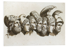 Stampa su PVC  The Heroes of the Trojan War - English School