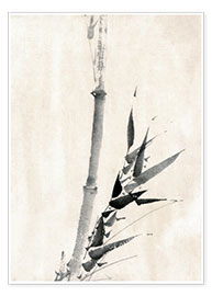 Poster  Giappone: Bambù - Katsushika Hokusai