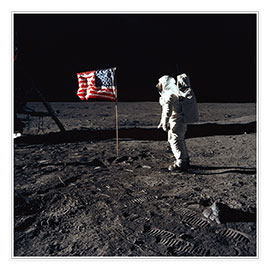 Poster  Apollo 11 astronaut Buzz Aldrin - NASA