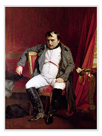 Poster  Napoleon after his Abdication - Hippolyte Delaroche