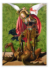 Poster San Michele uccide il drago