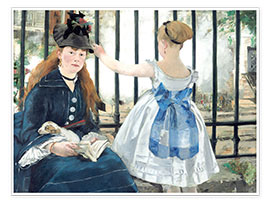 Poster  The Railway - Édouard Manet