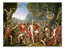Poster  Leonida sulle Termopili - Jacques-Louis David
