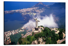 Stampa su alluminio  Cristo su Rio de Janeiro - Bill Bachmann