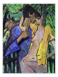 Poster  Coppia innamorata, 1919 - Otto Mueller