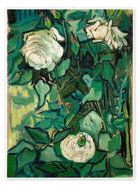 Poster  Rose e maggiolino - Vincent van Gogh