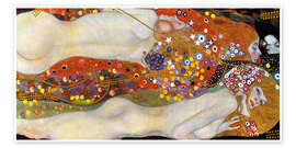 Poster  Bisce d'acqua II - Gustav Klimt