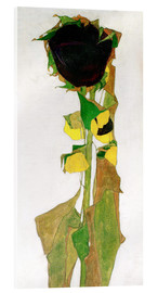 Stampa su vetro acrilico  Sunflower - Egon Schiele