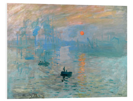 Stampa su PVC  Impressione, levar del sole - Claude Monet