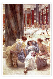 Poster  The Baths of Caracalla - Lawrence Alma-Tadema