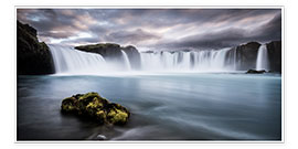 Poster Godafoss Waterfall in Iceland
