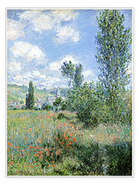 Poster  Sentiero tra i papaveri - Claude Monet