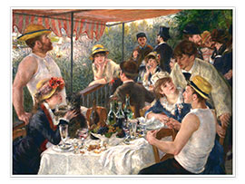 Poster  La colazione dei canottieri - Pierre-Auguste Renoir