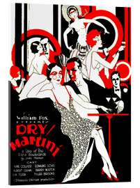 Stampa su vetro acrilico  Dry Martini - Vintage Advertising Collection