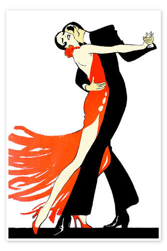 Poster Tango vintage