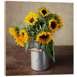 Stampa su legno  Sunflowers 01 - Nailia Schwarz