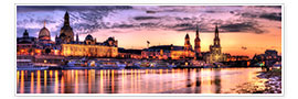 Poster  Dresden panorama - Steffen Gierok