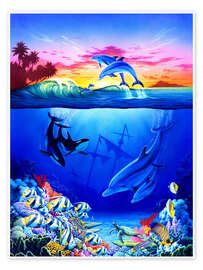 Poster  Ocean harmony - Robin Koni