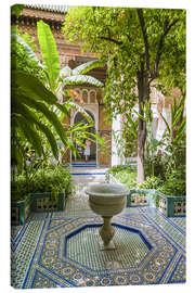 Stampa su tela  Palazzo della Bahia a Marrakech - Nico Tondini