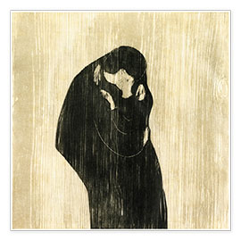Poster  Il bacio IV - Edvard Munch