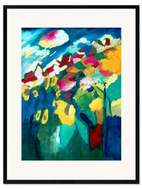 Stampa artistica con cornice  Murnau - Il giardino II - Wassily Kandinsky