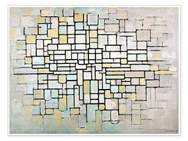 Poster  Composizione n. 2 - Piet Mondriaan