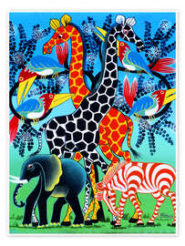 Poster  Harmony in Africa - Rafiki