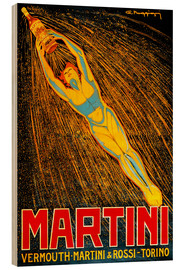 Stampa su legno  Martini - Vintage Advertising Collection