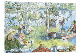 Stampa su vetro acrilico  Inizio della stagione della pesca dei granchi - Carl Larsson